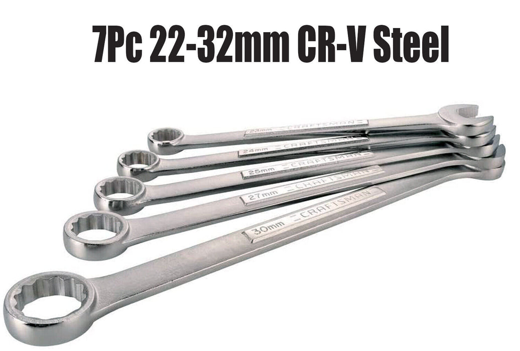 EUROTECH 7Pc Tradesman Quality Spanner Set CR-V Steel Made in Taiwan 22-32mm