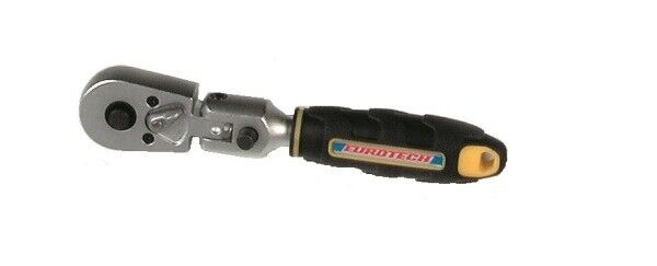 EUROTECH Tradesman Quality 1/4"Dr Flex Head Ratchet Cr-V Steel Made in Taiwan