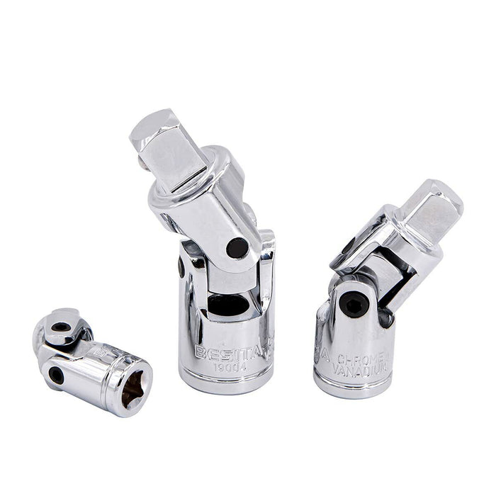 EUROTECH Tradesman Quality 1/4 3/8 1/2" Dr Universal Joint Socket Made in Taiwan