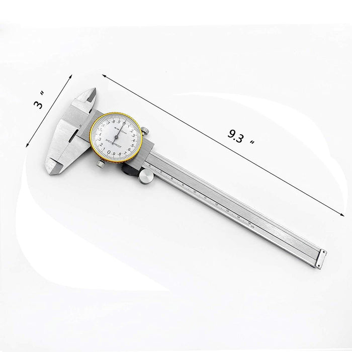 Dial Calipers 0-150 Mm High Precision Stainless Steel Vernier  Measuring Tool