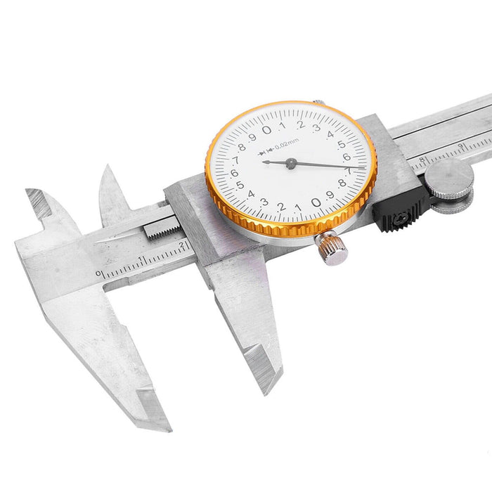 Dial Calipers 0-150 Mm High Precision Stainless Steel Vernier  Measuring Tool