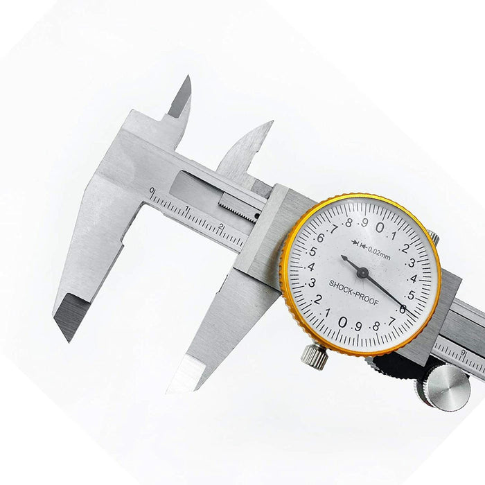 Dial Calipers 0-150 Mm High Precision Stainless Steel Vernier  Measuring Tool