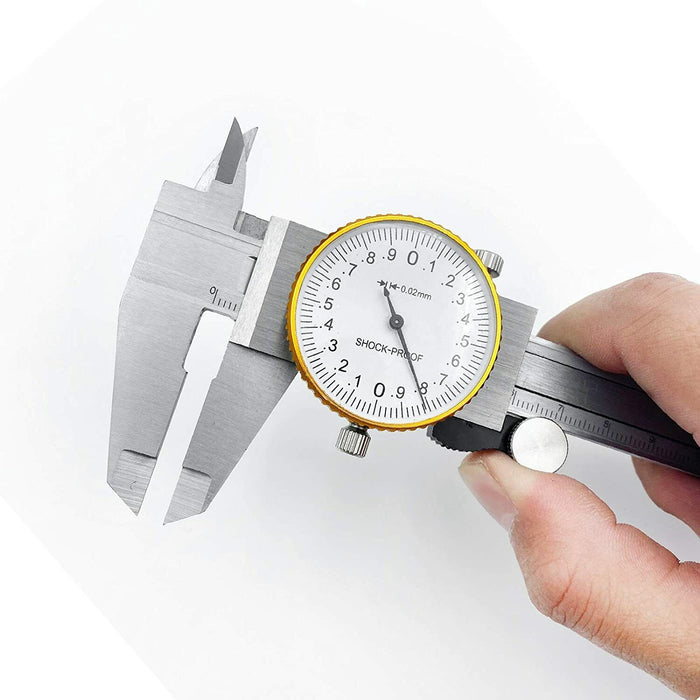 Dial Calipers 0-150 Mm High Precision Stainless Steel Vernier  Measuring Tool