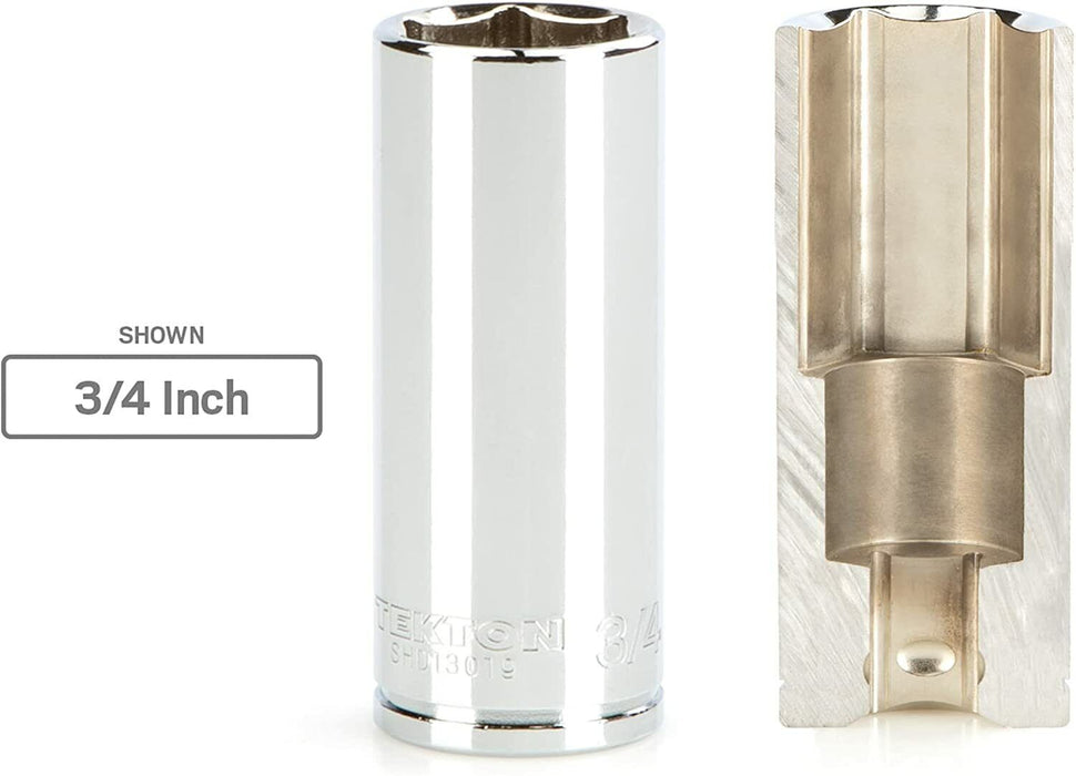 EUROTECH 3/8Dr Individual Tradesman Quality Deep Socket Made in Taiwan 6-19mm