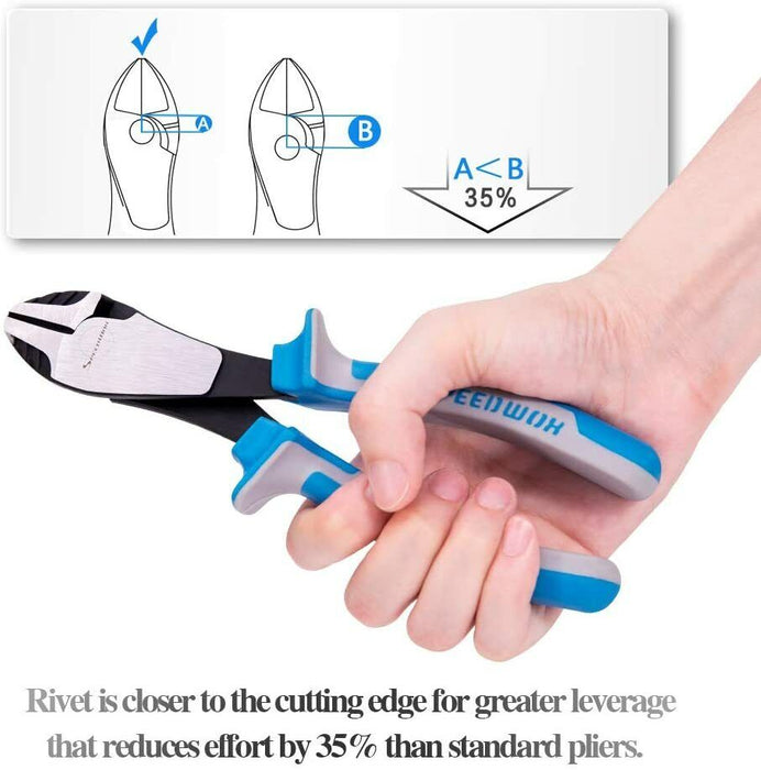 Eurotech Tradesman Quality High Leverage Heavy Duty Pliers Diagon Made in Taiwan