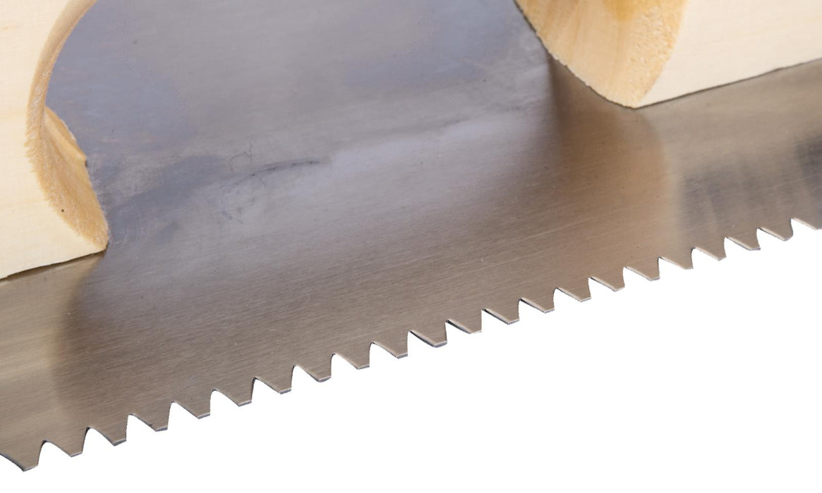 Force PRO 280x115mm Carbon Steel Blade Plastering Trowel Teeth Rubber Handle