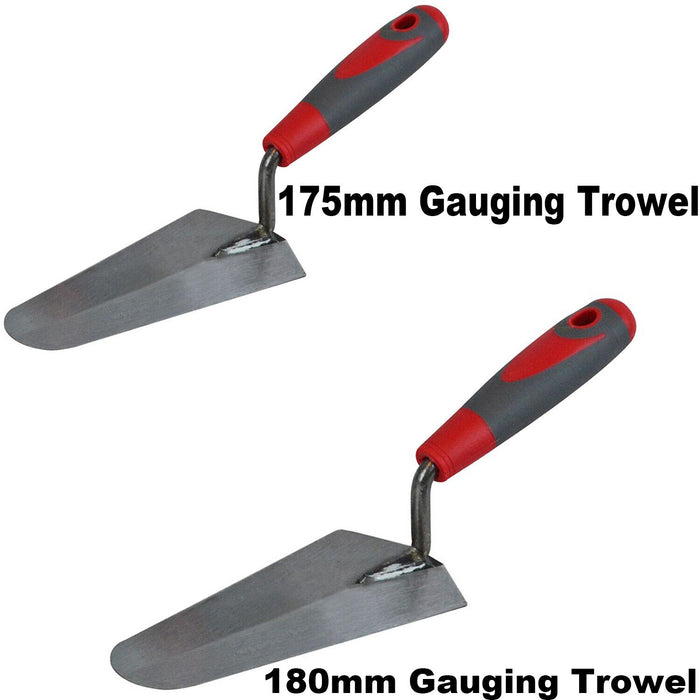Force PRO High Carbon Steel Blade Comfort Grip Handle Gauging Trowel 175/180mm