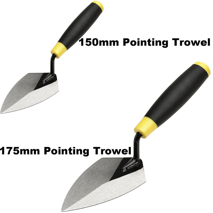 Force PRO 150-300mm CONCRETE Brick Trowels POINTING GAUGING PLASTER FINISHING