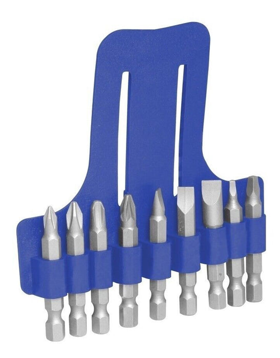 9PC Slotted Phillips Pozzi Double Ended Power Bit Set Screwdriver 65mm Tool Bits