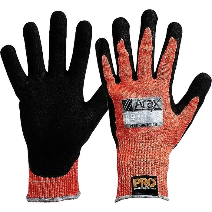 ProChoice Level 5 Cut Resistant Glove Arax Platinum 13G Liner Touch screen - FISHER DISCOUNT