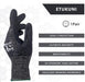 ProChoice Level 5 Cut Resistant Glove Arax Platinum 13G Liner Touch screen - FISHER DISCOUNT