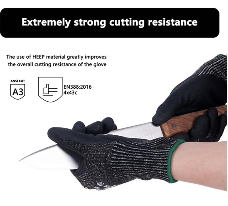 ProChoice Level 5 Cut Resistant Glove Arax Platinum 13G Liner Touch screen - FISHER DISCOUNT