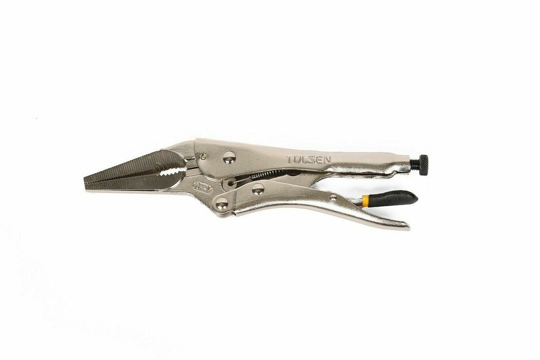 10" 250mm Locking Pliers Long Nose Clamping Vice Grip Straight Jaw long nose