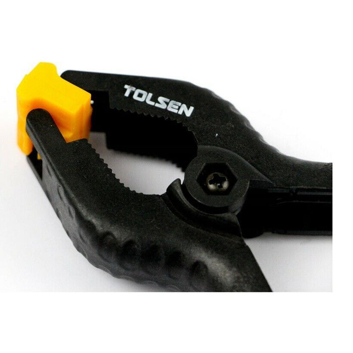 Heavy Duty Hard Plastic Spring Clamps Set Quick DIY Tools Grip Clips Nylon 3" 4"