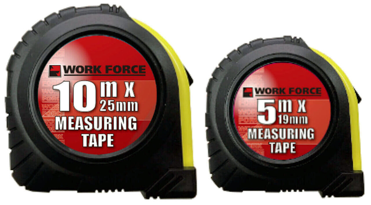 Tape Measure 5/10m Metric Medalist® H/Duty Rubber Grip with Blade Stop Metre