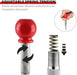 TRAX Automatic Centre Punch Spring Loaded Auto Center Punch Pin-Hole Made TAIWAN - FISHER DISCOUNT