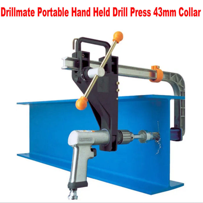 Clamp Electric Drill Press Stand Work Station Drill Guide 43mm Collar Hand Held