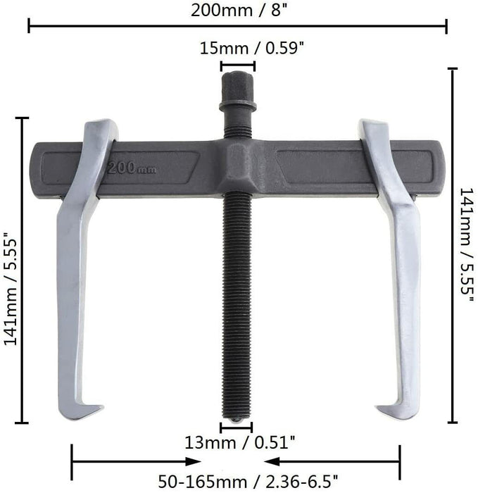 TRAX Gear Puller Two Jaw 2 Arm Gear Puller Bearing Disassemble Made in Taiwan