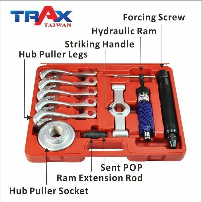 TRAX Hydraulic Ram Thread Hydraulic Hub Puller Spindle 10 Ton Made in Taiwan