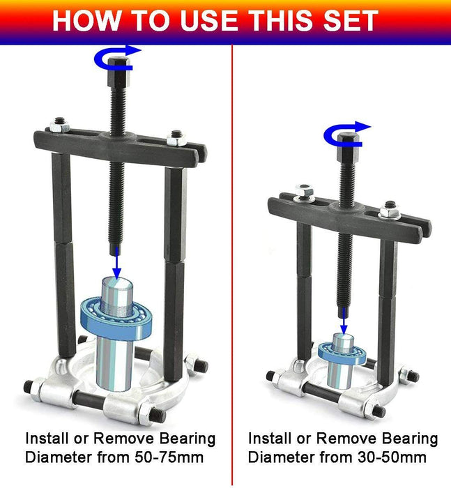 TRAX Bearing Splitter Gear Puller tool Set Fly Wheel SeparatorKit Made in Taiwan