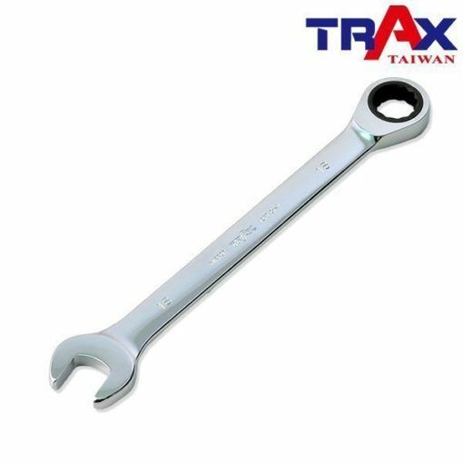 TRAX 12PC Ratchet Gear Spanner Wrench Set Tools Made in Taiwan 8-19mm 12PT 72T