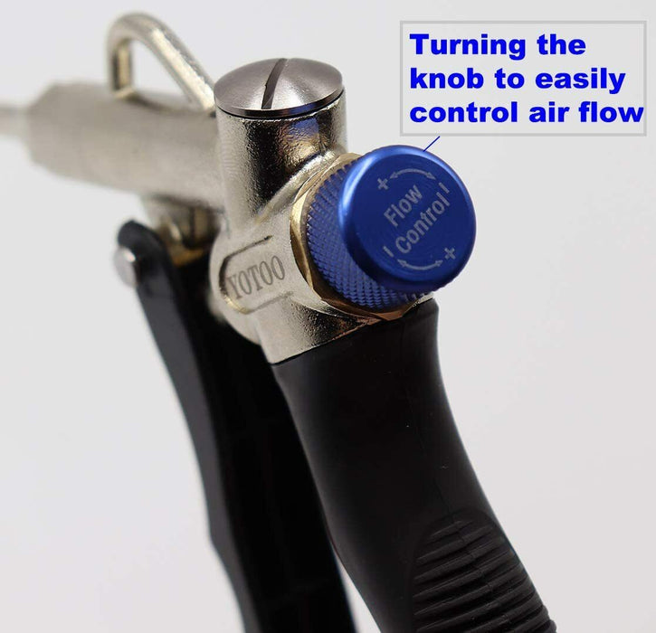 T&E TOOL Two Way Air Blow Gun Pistol Cleaner Duster Dust Blower Nozzle G602