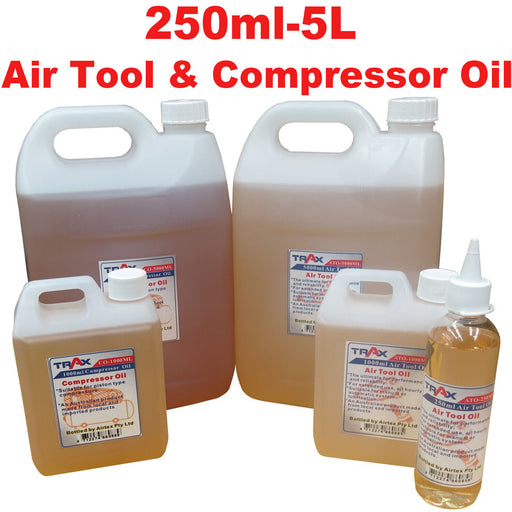 TRAX Universal Air TOOL  Compressor Oil Professional Made in TAIWAN 1L/5L - FISHER DISCOUNT