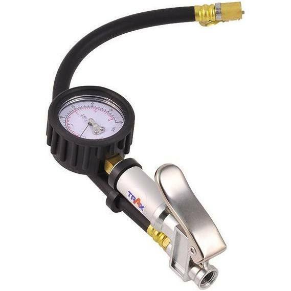 TRAX Tyre Pressure Gauge 0-60PSI Air Compressor Tire Inflator Deflator TAIWAN