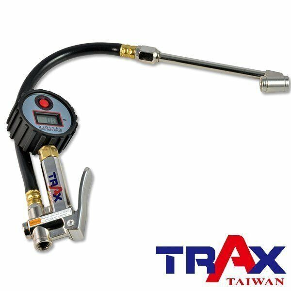 TRAX Tyre Inflator Gauge Deflator Digital Tire Gun Made in Taiwan 2 - 160psi