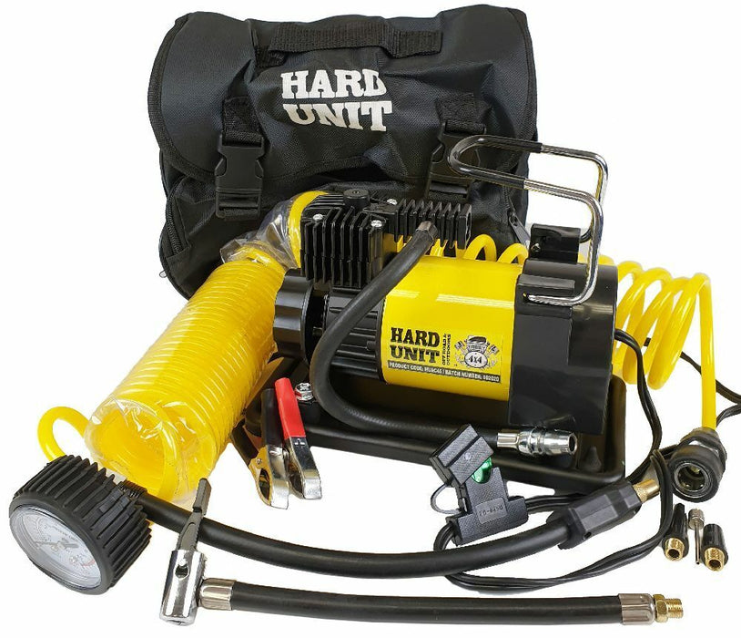 HARD UNIT Air Compressor 12Volt 4x4 Tyre Deflator Inflator 45 LPM Car Truck
