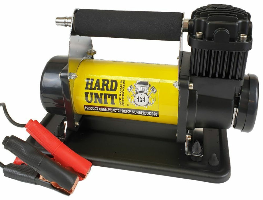 HARD UNIT Air Compressor 12Volt 4x4 Tyre Deflator Inflator 72 LPM Car Truck