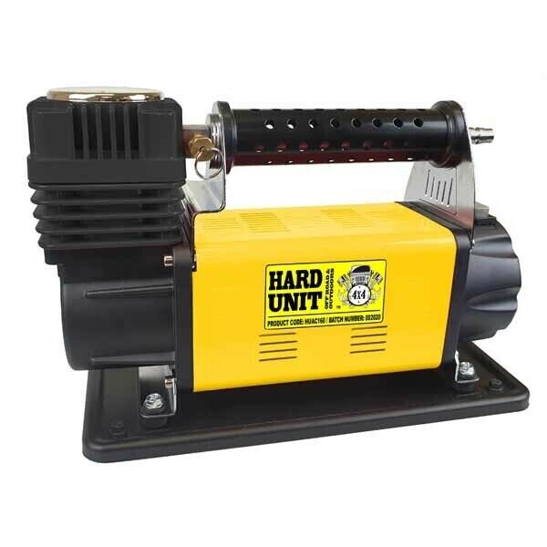 HARD UNIT Air Compressor 12Volt 4x4 Tyre Deflator Inflator 160 LPM Car Truck