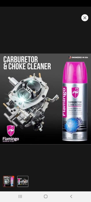 FLAMINGO Carb Choke Carby Cleaner Kemmie Carburetor Linkeage Cleaning Spray 450m