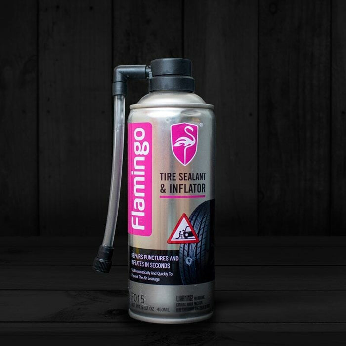 24PC FLAMINGO CAR SUV 4WD PUNCTURED FLAT TYRE INFLATOR SEALER FIXA-FLAT SPARE