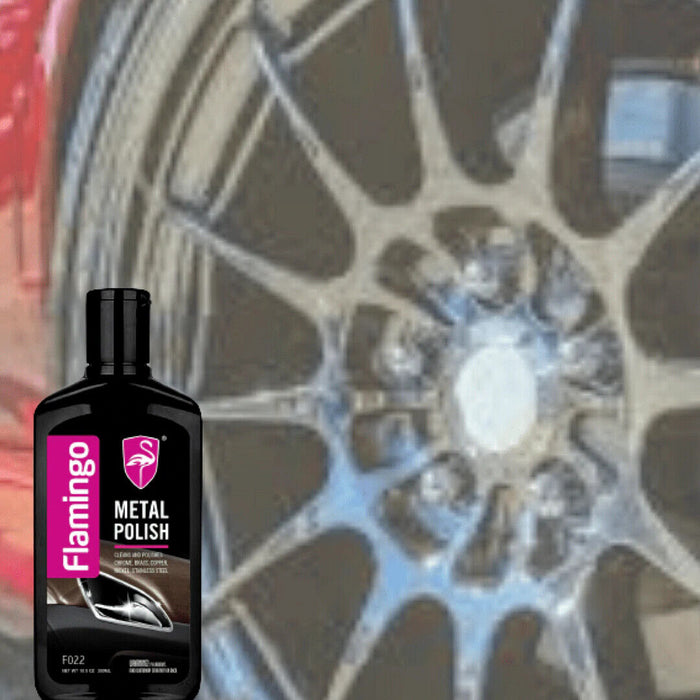 FLAMINGO - METAL POLISH LIQUID 300ml MADE IN USA