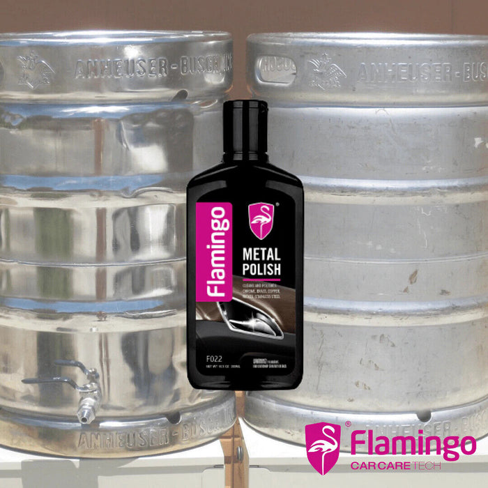 FLAMINGO - METAL POLISH LIQUID 300ml MADE IN USA