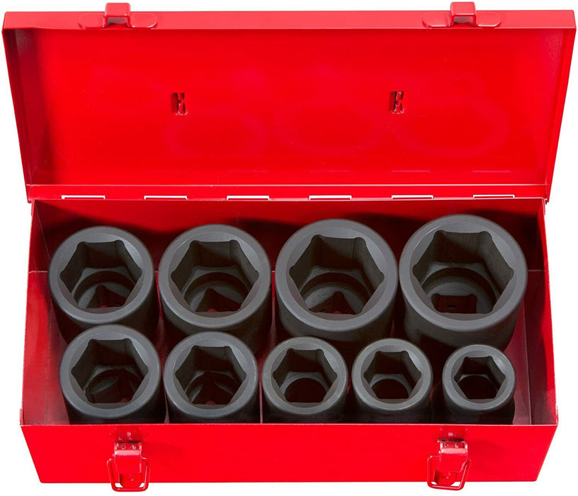 TRAX 8PC 3/4" Impact Socket Set Metric Made in Taiwan 26 24 27 30 32 36 38mm