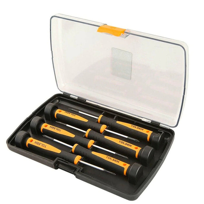 TOLSEN 6 PCS Precision Screwdriver Set > Phillips & Slotted