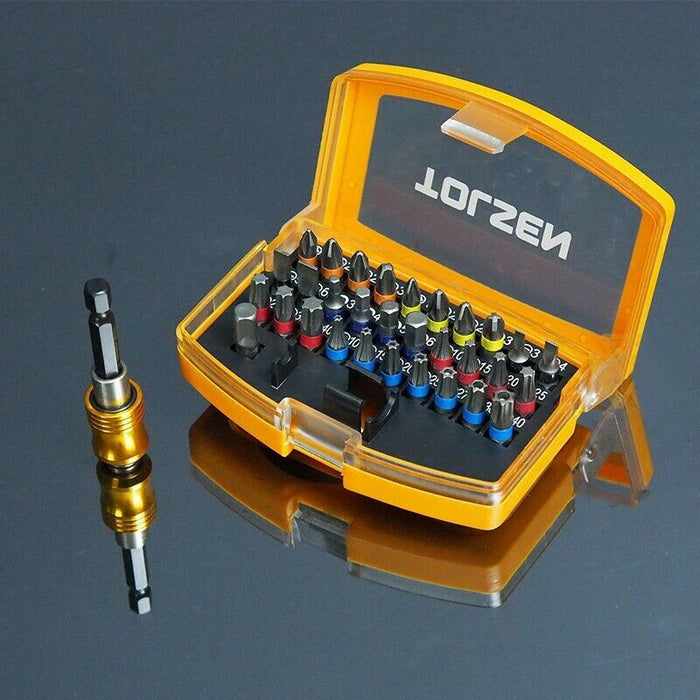 Tolsen 32pcs 32 In 1 Screwdriver Bit Set  Strong Magnet Set Repair Phone Laptop