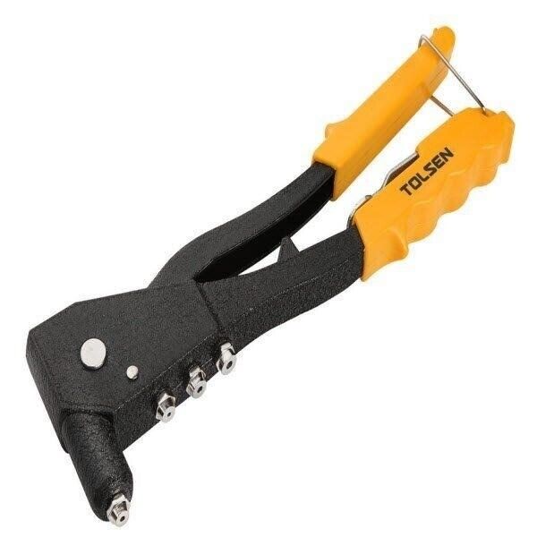 TOLSEN Pop Rivet Heavy Duty Riveter Gun Kit Rev-its Hand Riveter Set Gutter