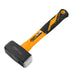 2KG 40oz Sledge Stoning Club Hammer Fiberglass Shaft Handle Rubber Coated Grip - FISHER DISCOUNT