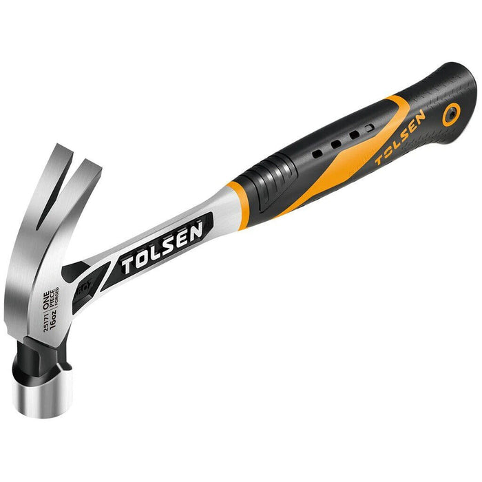 TOLSEN 25171 Claw Hammer 16oz One Piece Hardened Tempered Milled Vibe reduction