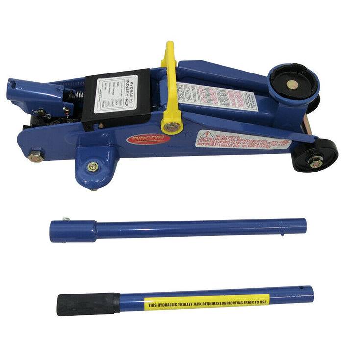 1850KG Slim-line Low Profile Hydraulic Floor Jack Car Trolley Lift Pump 85-390MM