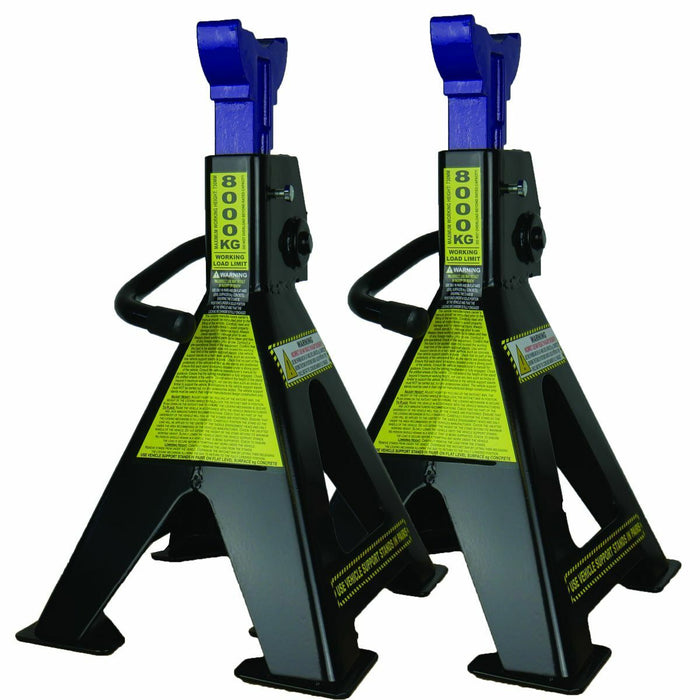 2000-8000KG Jack Stands Pair (2-8 Tonne) Car | Caravan | Truck | SUV | 4WD