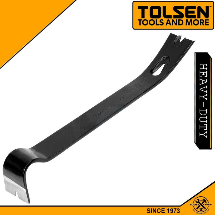 Tolsen 15inch Flat Steel Pry Bar/ Nail Puller Crow Wrecking #25115