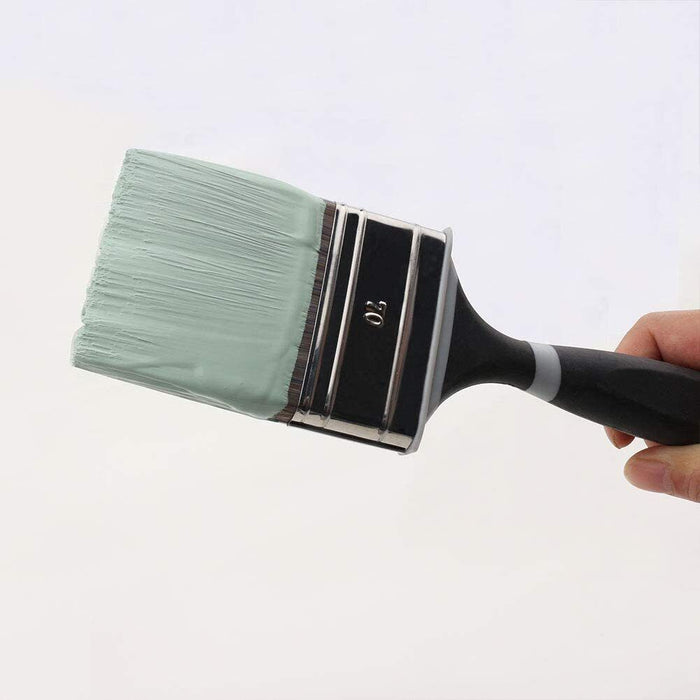 3 x Large SOFT POLYESTER PAINT BRUSH SET Bristle Canvas Preparation Oil Acrylic