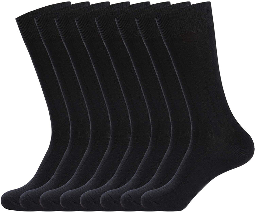 BLACK WORK SOCKS Cotton Crew Work Socks 3 Pack Athletic Padded Black