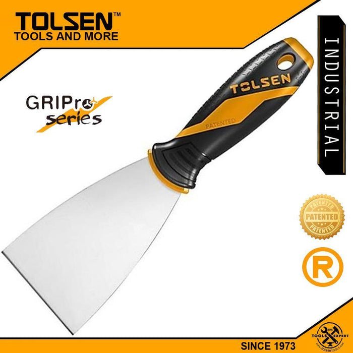 TOLSEN Putty Knife Scraper Wall Shovel Carbon Steel Plastering Knife 30-100mm