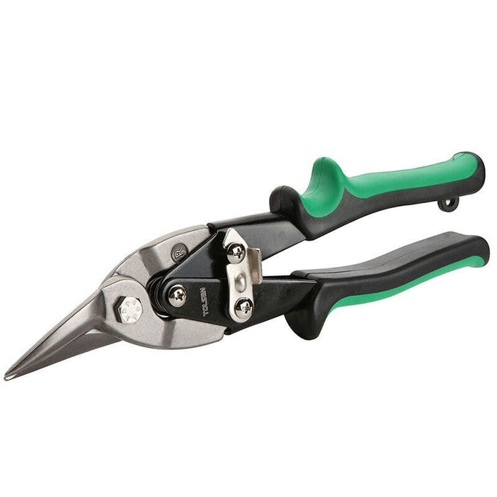 TOLSEN Aviation Tin Snips Set Two-component Handle Left Right Straight Cut CrMo