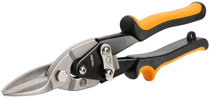 TOLSEN Aviation Tin Snips Set Two-component Handle Left Right Straight Cut CrMo